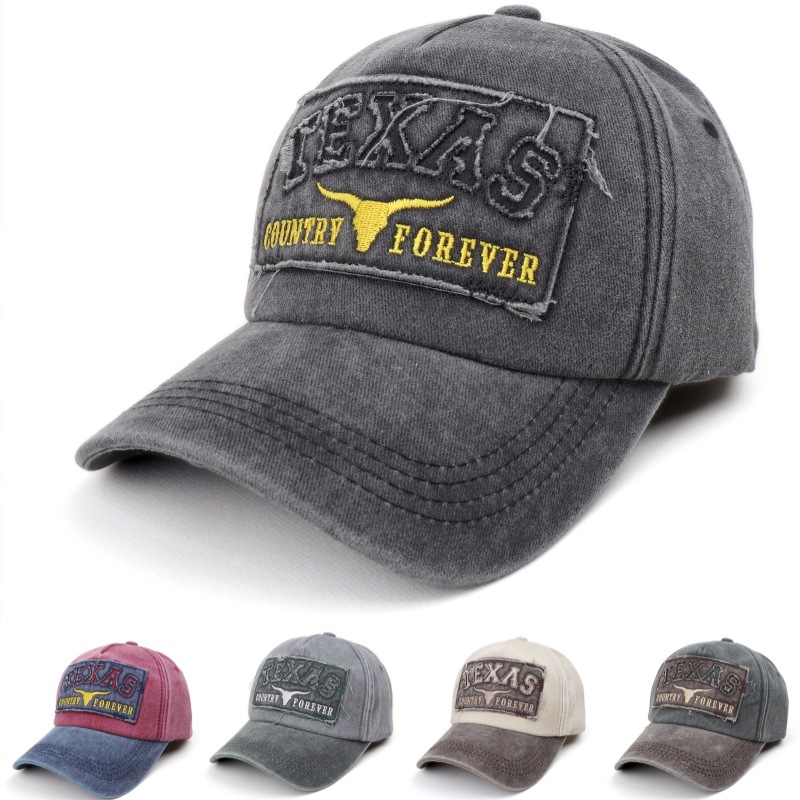 Women'S Fashion Website - Koreaanse versie Washed Letters Baseball Caps