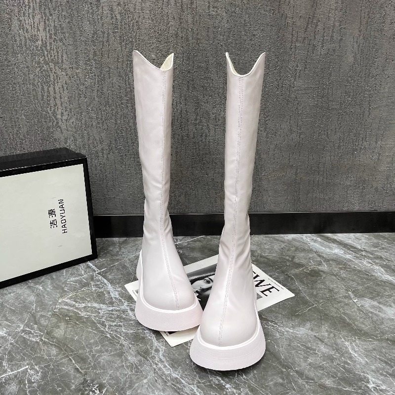 Women'S Fashion Trends 2025 - Nieuwe eenvoudige effen kleur platform antislip