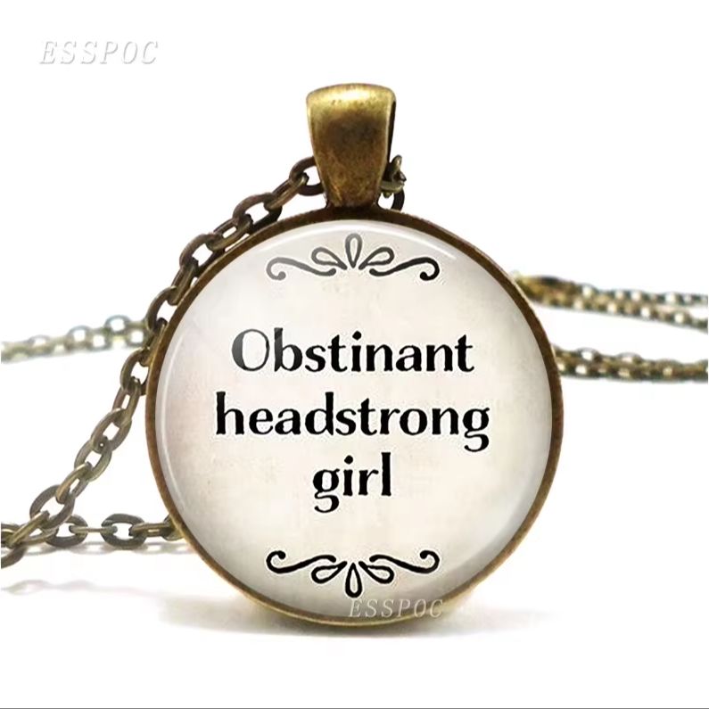 Women Fashion Quotes - Borstrachtig hoofdsterk meisje Jane Austen citaat