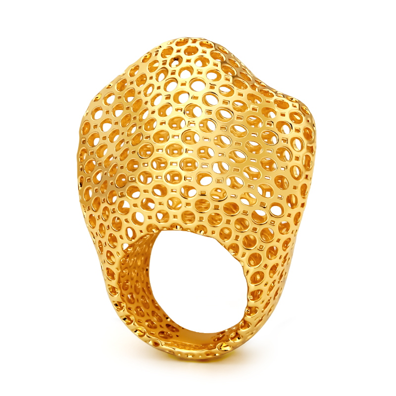 Women'S Fashion Website - IVOG Grote Kroonvorm Ringen Hol Koperen