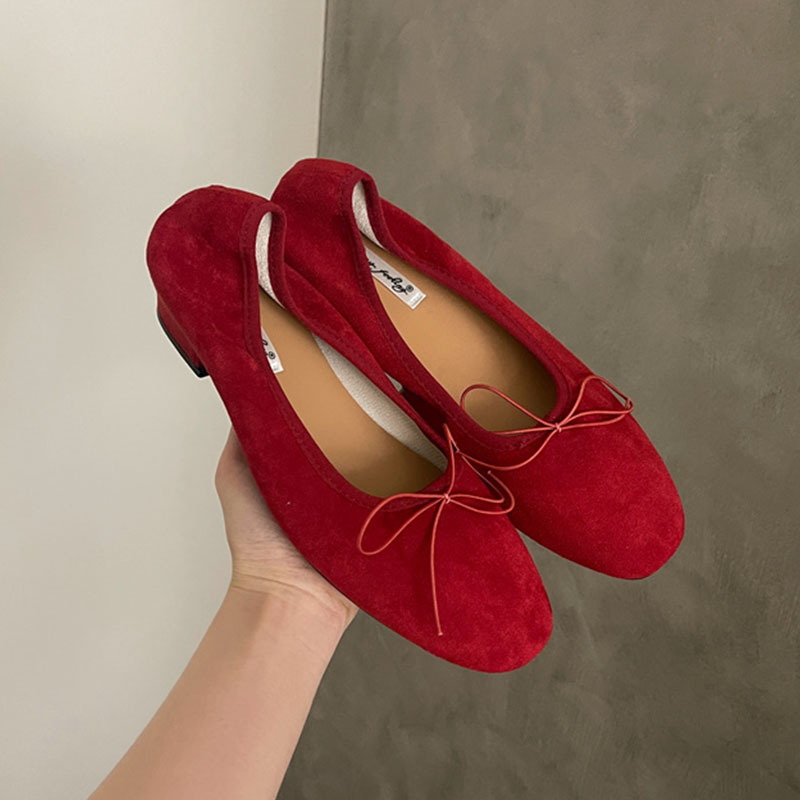 Women'S Fashion For 2025 - Mode Vlinder-Knoop Dames Slip Op Hakken