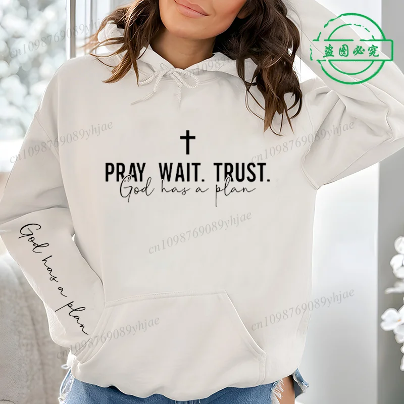 Women Fashion Quotes - Trendy christelijke quote print sweatshirts damesmode