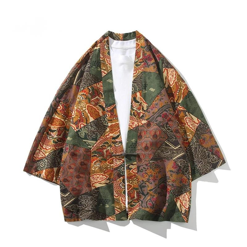 Women'S Fashion Kimono - Etnische stijl print yukata mannen vrouwen