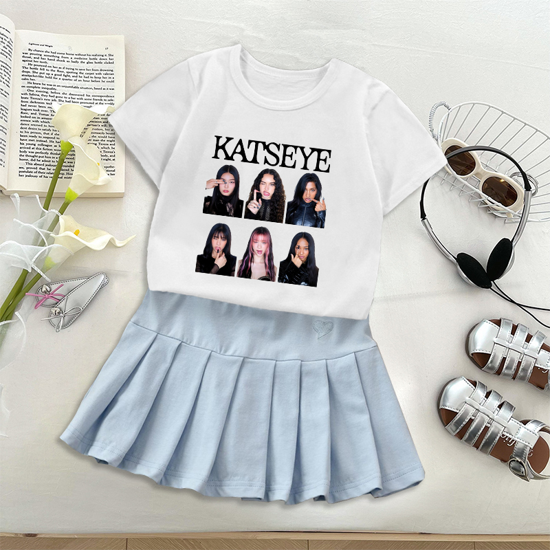 Mode K POP K-KATSEYE T-shirt P - Women'S Fashion Kilt recensie en prijs