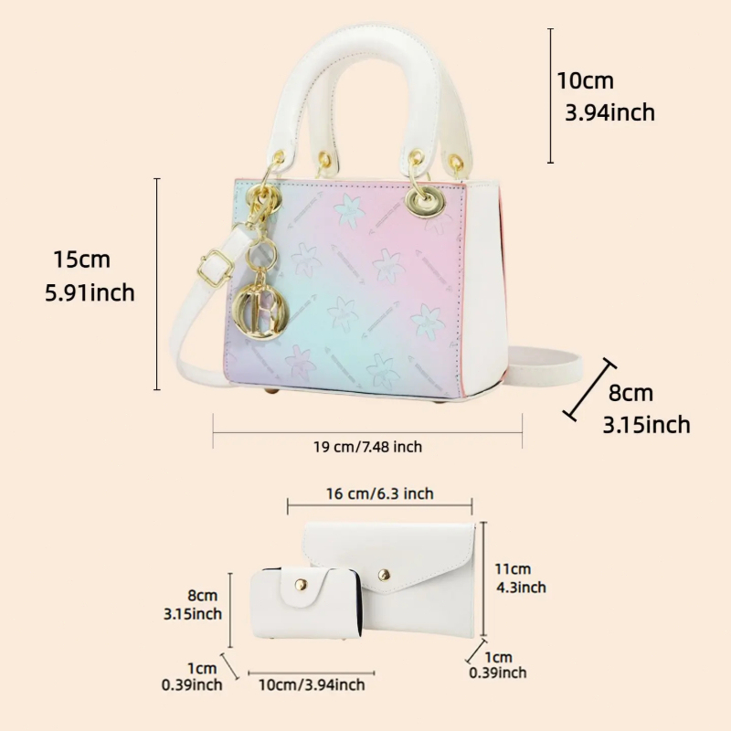 Crossbody-schoudertasset met g - Crossbody Bag Women recensie en prijs