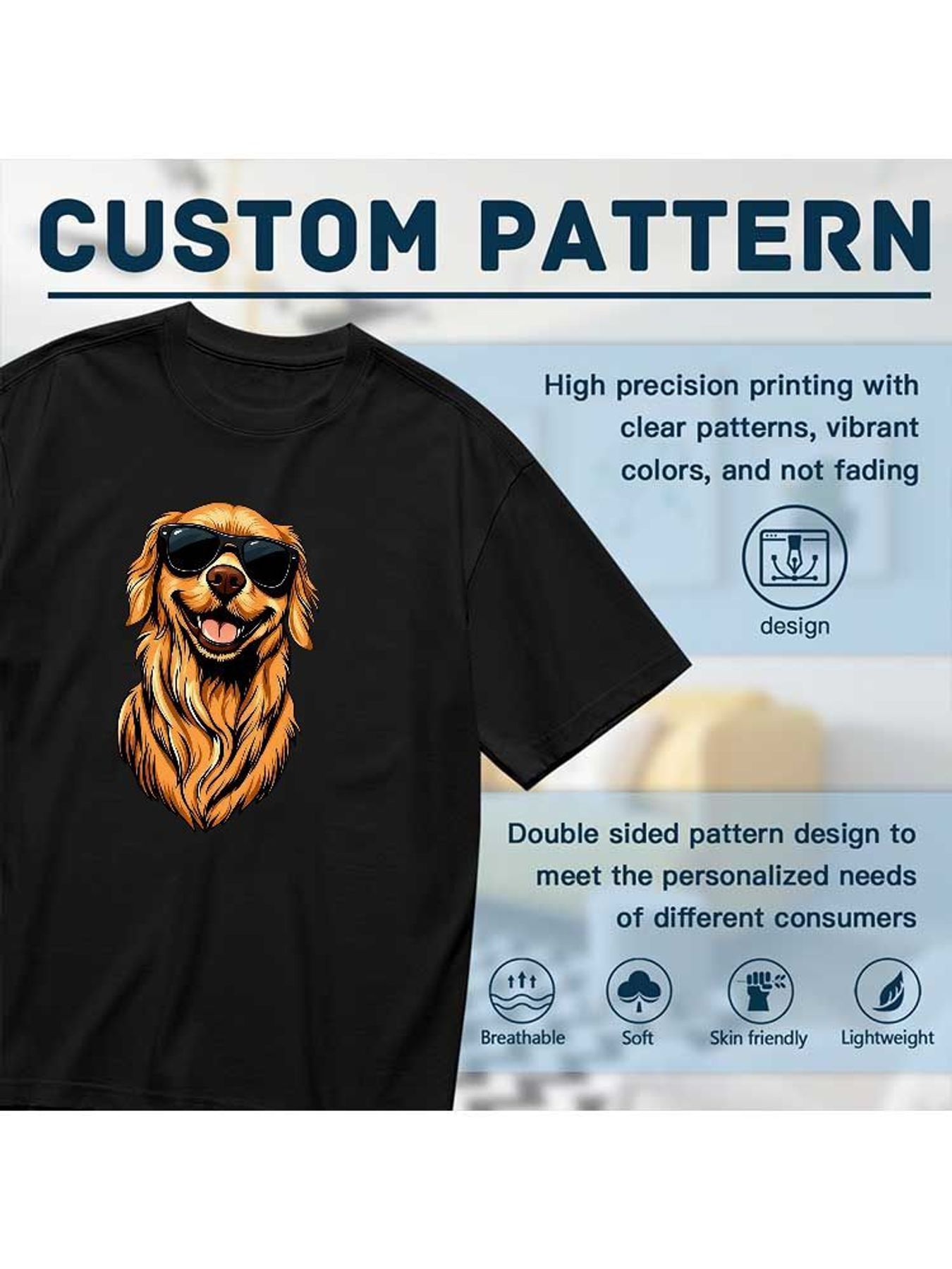 Grappige Golden Retriever Graf - Women'S Fashion Graphic Tees recensie en prijs