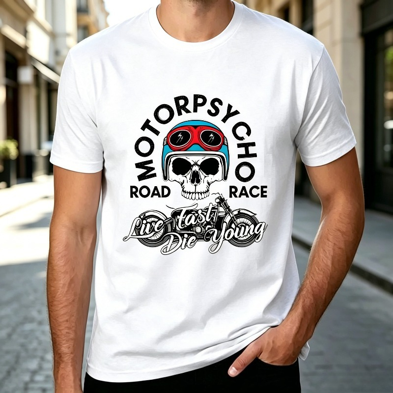Motopsyco Biker Skull T-shirt  - Women Fashion Quotes recensie en prijs