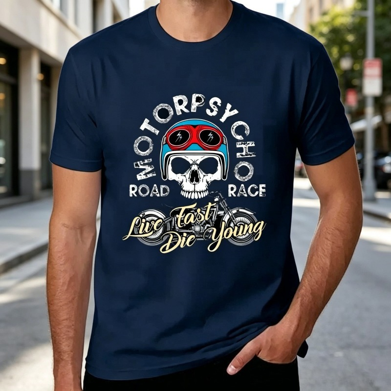 Motopsyco Biker Skull T-shirt  - Women Fashion Quotes recensie en prijs