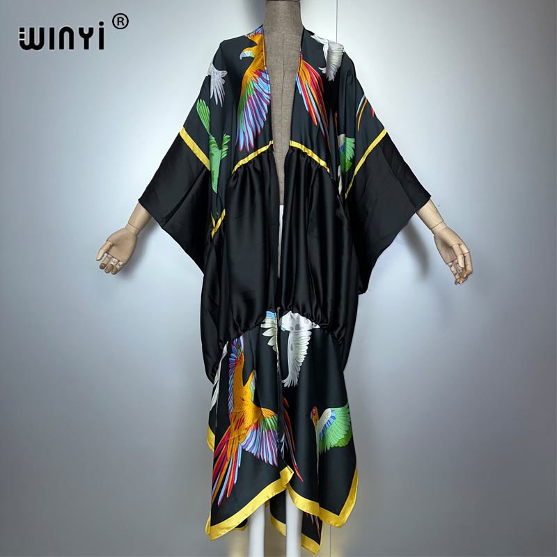 WINYI print boho kimono maxi s - Women'S Fashion Kimono recensie en prijs