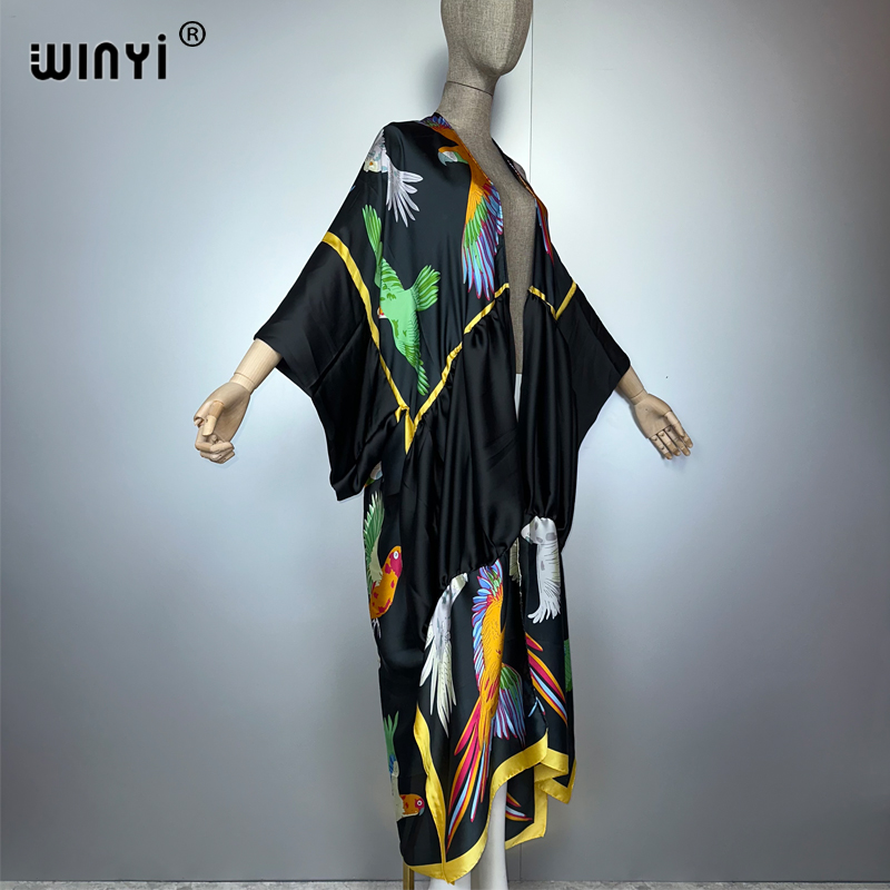 WINYI print boho kimono maxi s - Women'S Fashion Kimono recensie en prijs