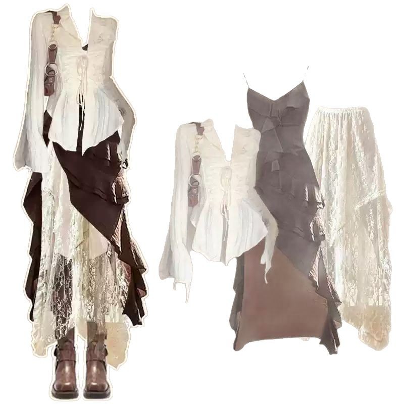 Damesset met lente- en herfsto - Women'S Fashion Kilt recensie en prijs